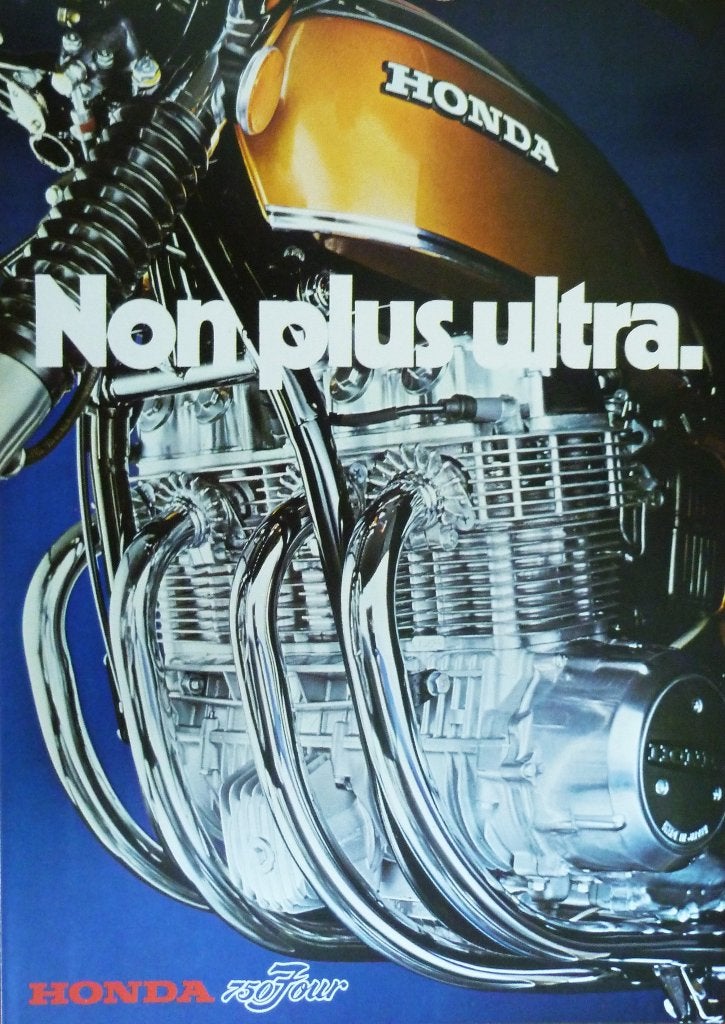 Folder HONDA CB 750 1969, Motoren, Ophalen of Verzenden, Honda