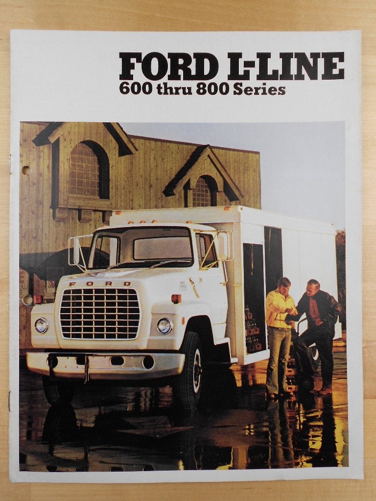 Ford L-Line Brochure 1979 LN LTS 600 700 7000 800, Boeken, Gelezen, Ford, Ophalen of Verzenden, Ford
