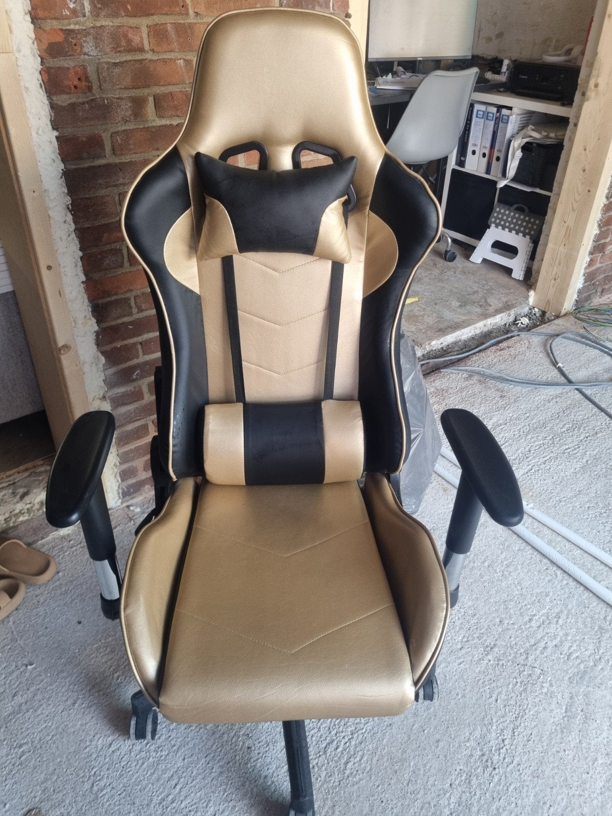 gaming stoel, Ophalen, Zo goed als nieuw, Zwart