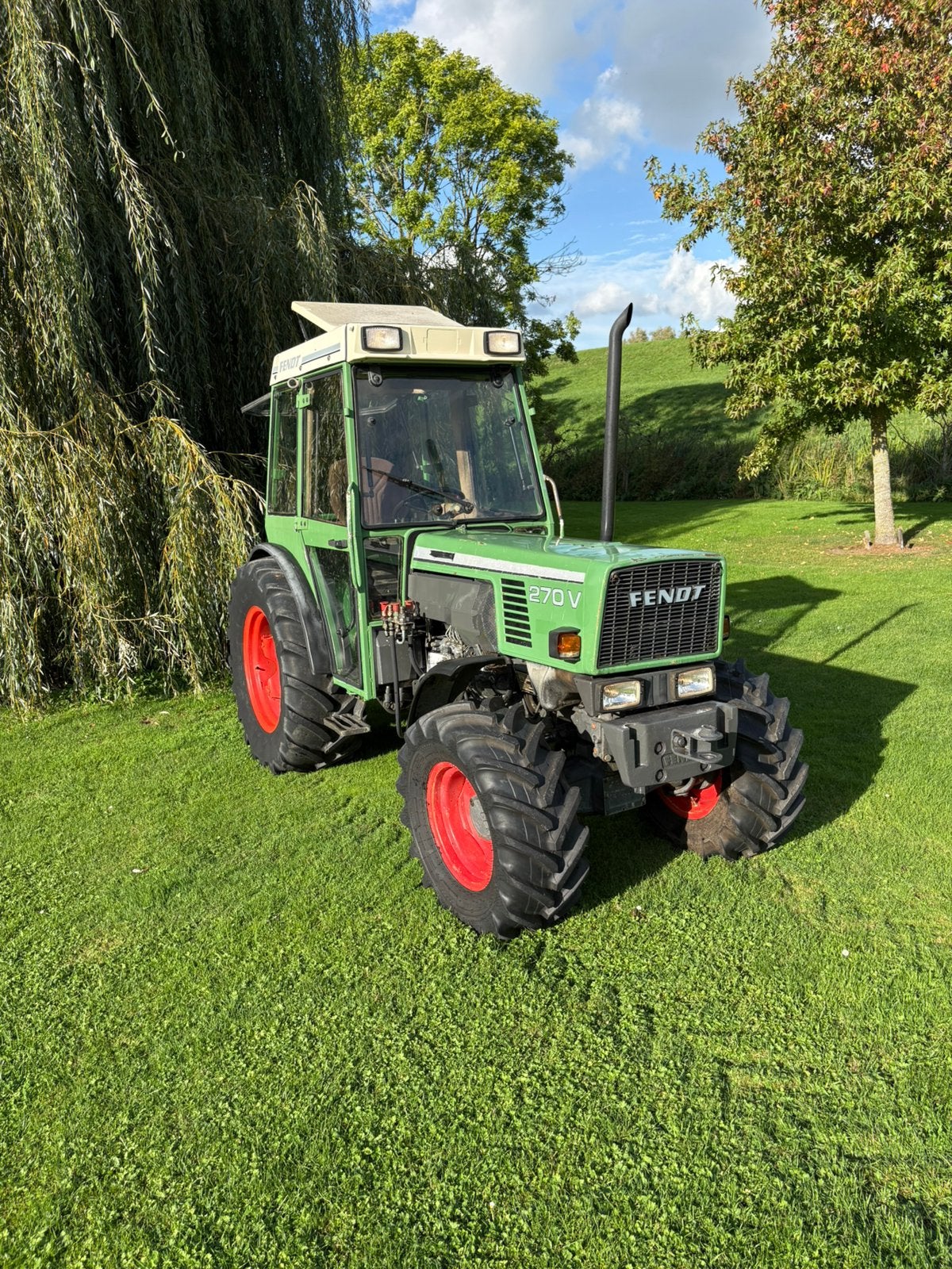 Fendt 270v smalspoor tractor, Ophalen, Gebruikt, Tot 80 Pk, Fendt