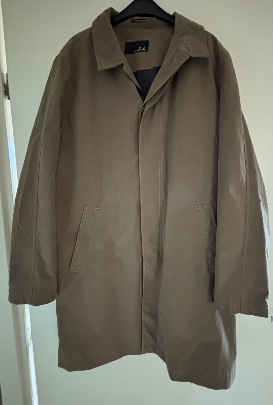 stijlvolle Cum Laude merk trenchcoat mt 54 waterafstotend, Ophalen of Verzenden, Zo goed als nieuw, Maat 52/54 (L)