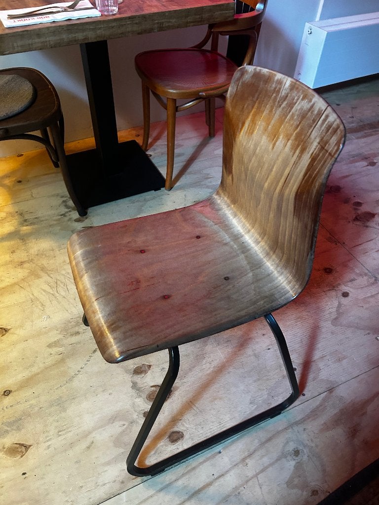 4 Eetkamerstoelen, Ophalen, Gebruikt, Bruin, Vier