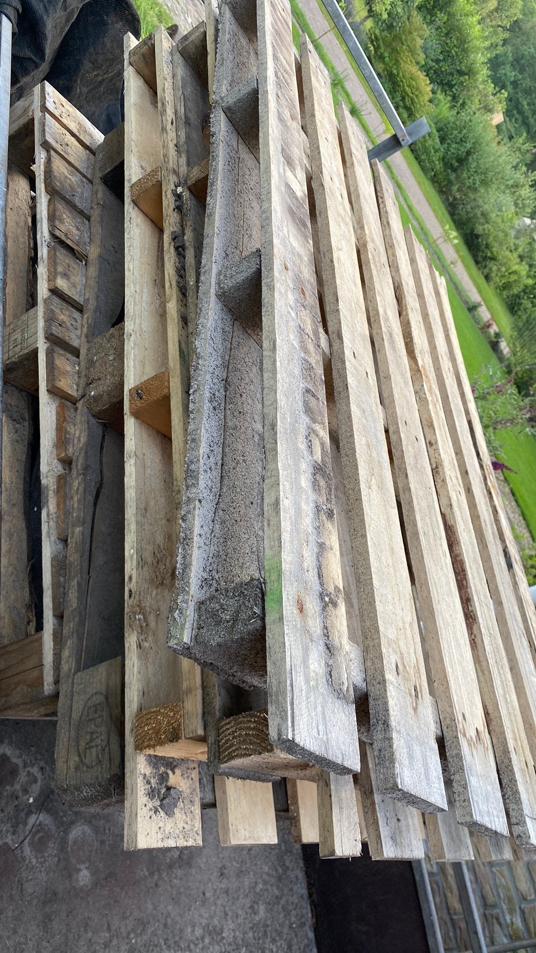 Pallets, Ophalen, Gebruikt, Minder dan 180 cm, Planken