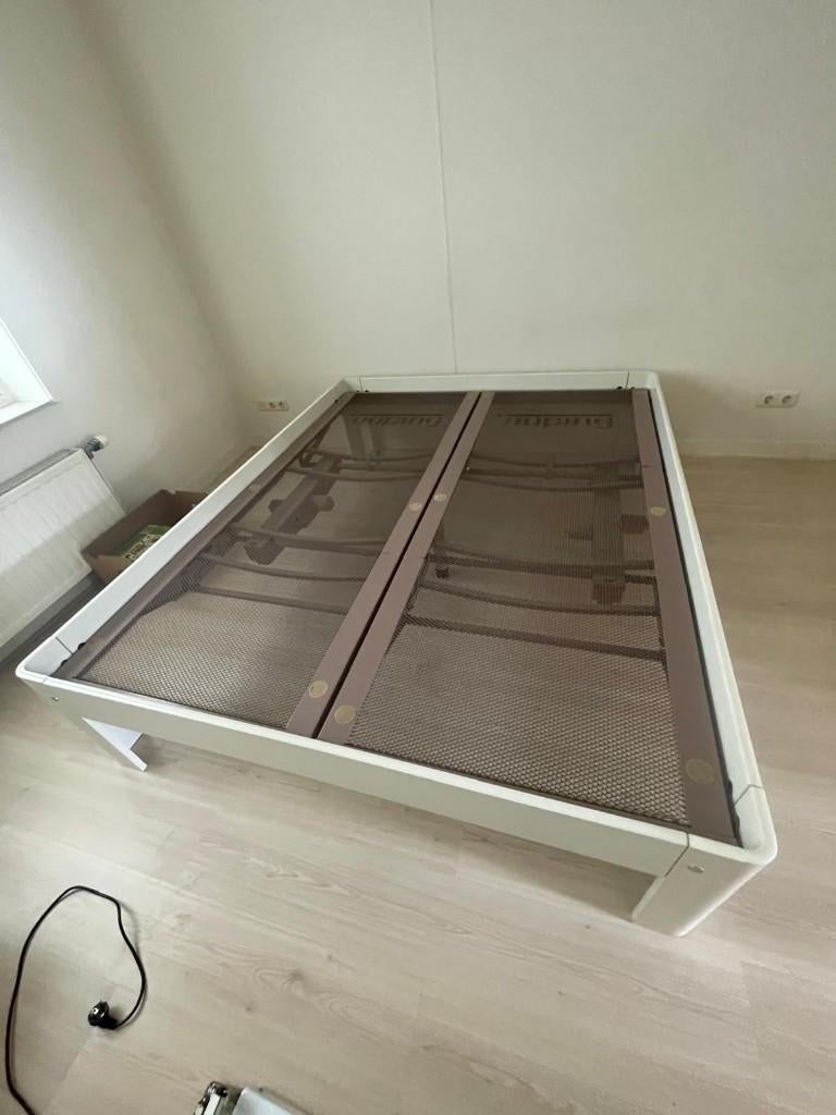 Luxe Auping auronde bed160 x 200 met el. verstelbare bodems, Ophalen, Verstelbaar, Alle, Tweepersoons