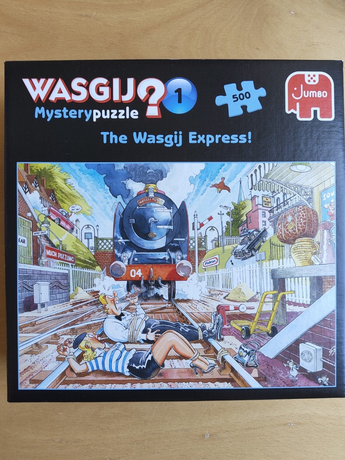 Wasgij Mystery Puzzel 1: The Wasgij Express (500 stukjes), Hobby en Vrije tijd, Denksport en Puzzels, Ophalen, Minder dan 500 stukjes