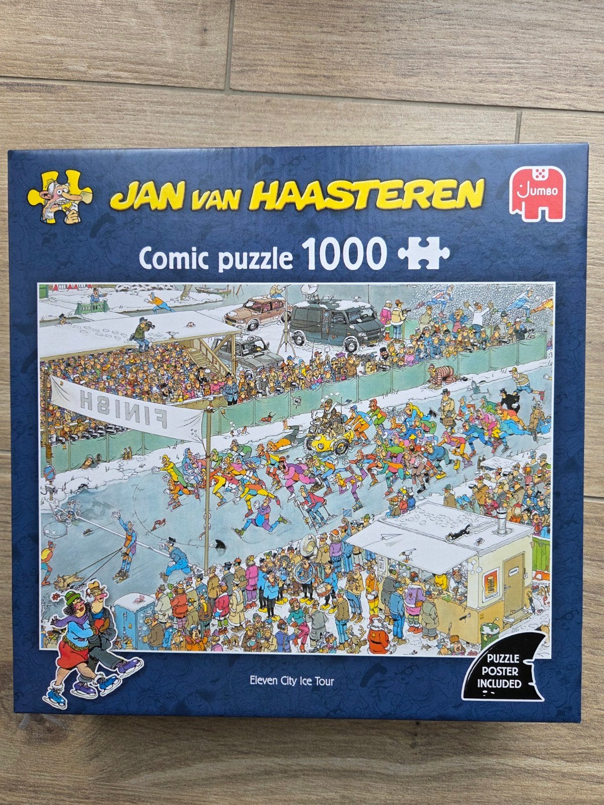 Jan van Haasteren legpuzzel Eleven City Ice Tour, Ophalen, 500 t/m 1500 stukjes, Nieuw, Legpuzzel