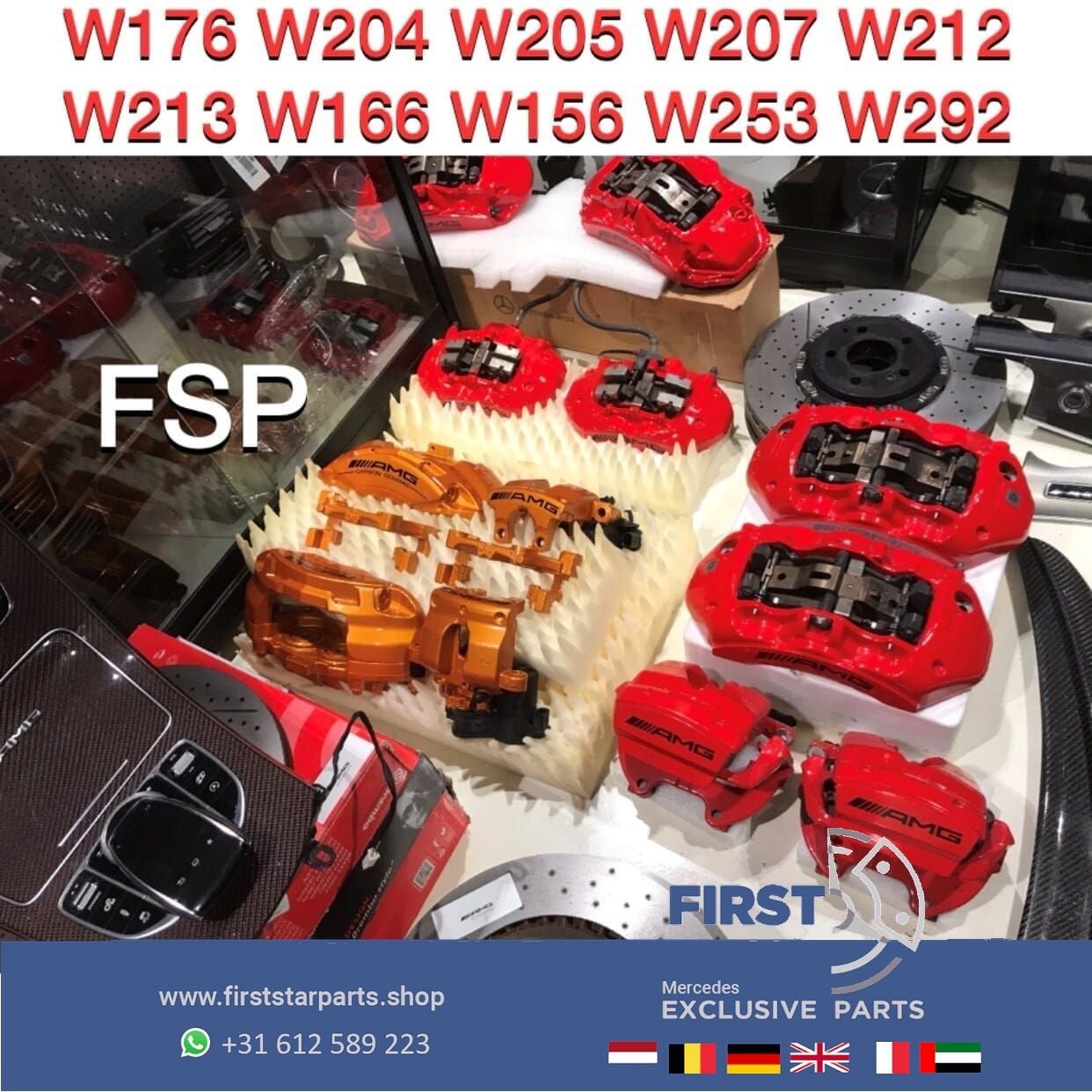 W205 C63s AMG wielophanging LINKS / RECHTS VOOR C KLASSE 63, Gebruikt, -, Ophalen of Verzenden, -