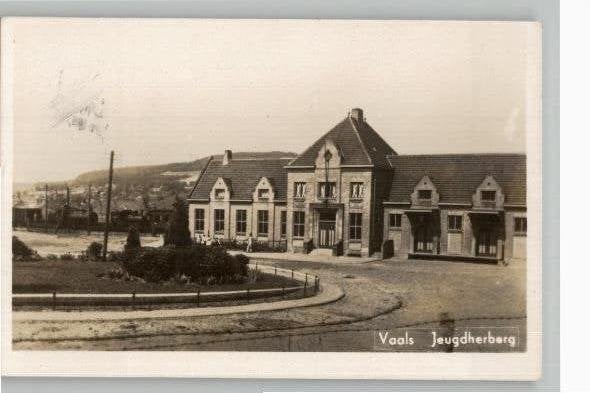 Vaals 2 kaarten Jeugdherberg en Panorama, Verzenden, 1940 tot 1960, Gelopen, Limburg