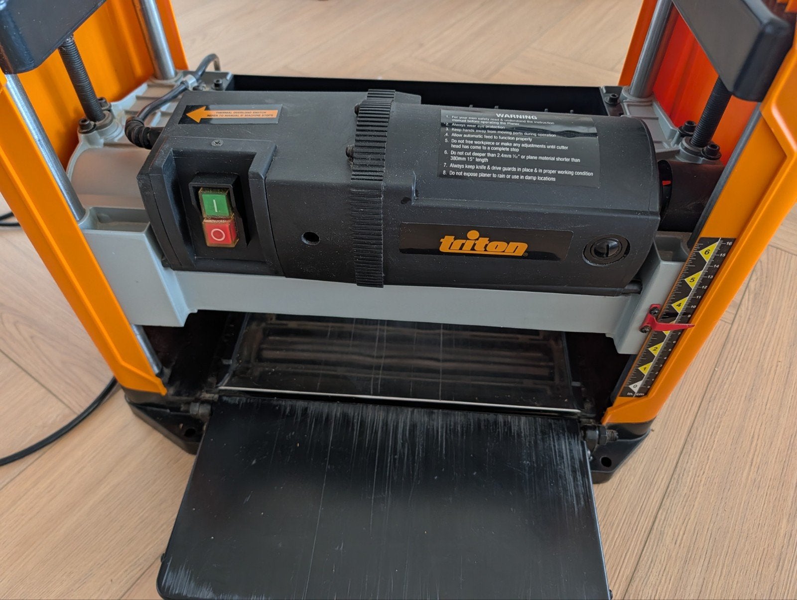 Triton TPT125 Vlakbank/Schaafmachine - 1100W, Ophalen, Gebruikt