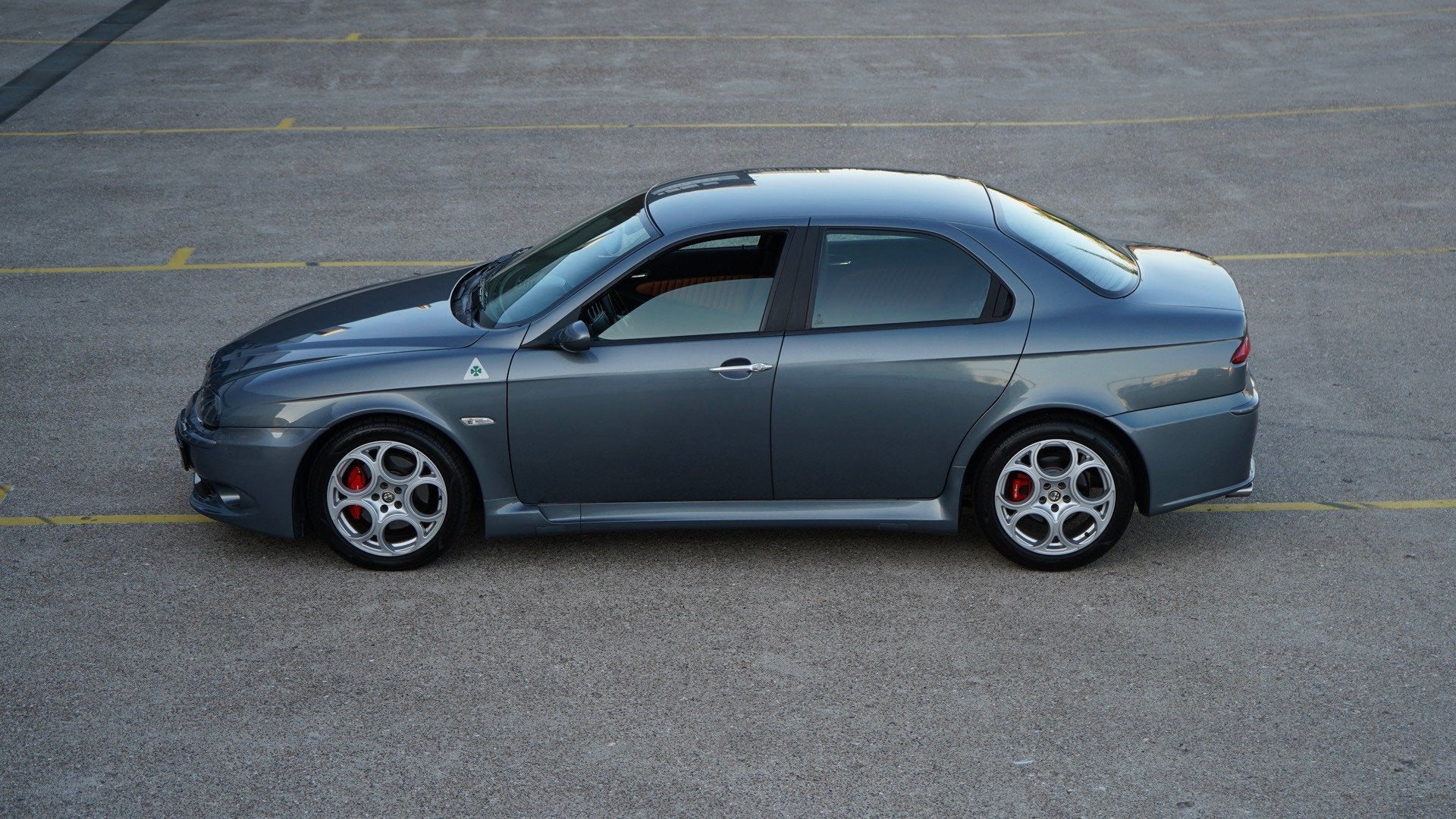 Alfa Romeo 156 3.2 V6 GTA, Gebruikt, Zwart, Leder, Bedrijf