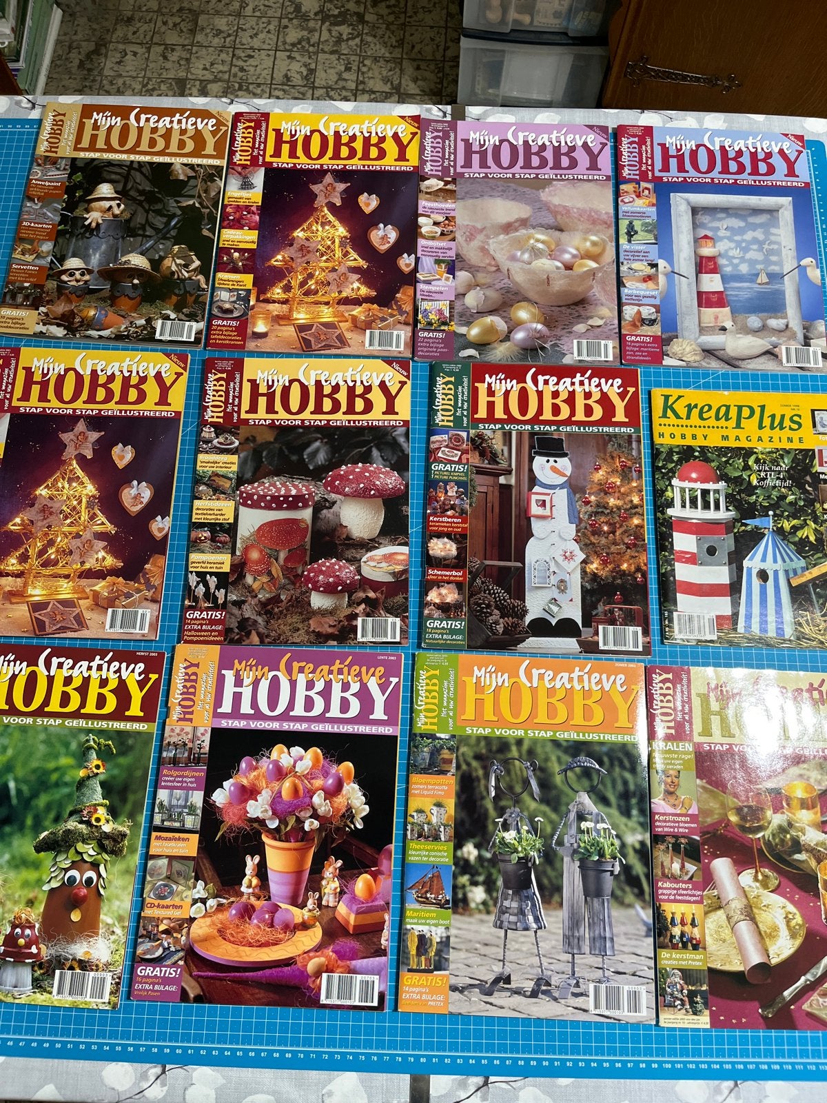 12 Mijn Creatieve Hobby Tijdschriften - Diverse Uitgaven, Gebruikt, Meerkleurig, Ophalen of Verzenden, Papier of Karton