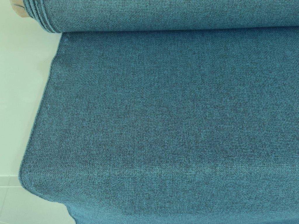 Gabriel Step Melange 67072 groenblauw; 2x restant meubelstof, Overige materialen, Blauw, 120 cm of meer, Ophalen of Verzenden