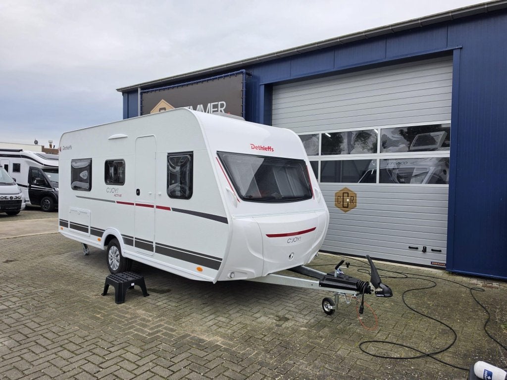 Dethleffs C'Joy Active 460 LE Enkele bedden Face/Face, Caravans en Kamperen, Standaardzit, Serviceluik, Bedrijf, Dethleffs