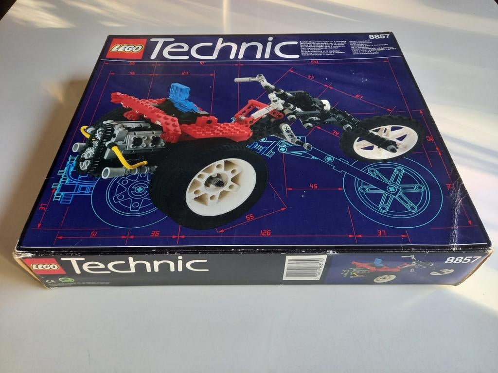 Lego Technic 8857 Street Chopper, Compleet, Gebruikt, Lego, Ophalen of Verzenden