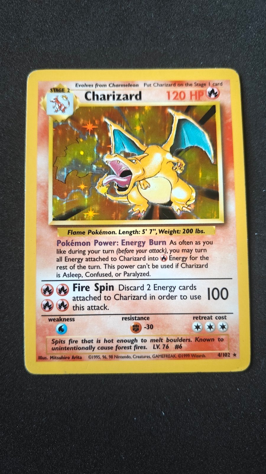 charizard base set, Ophalen of Verzenden