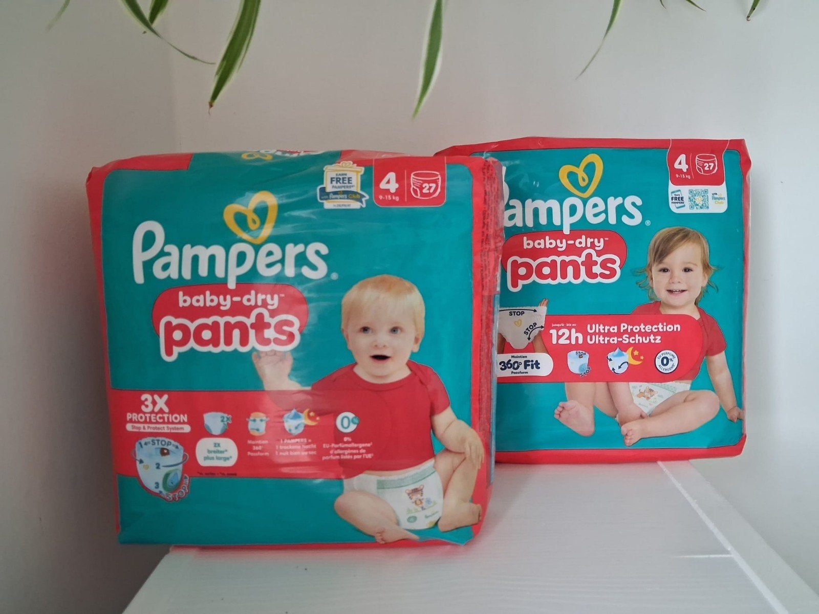 2 pakken Pampers broekjes maat 4, Kinderen en Baby's, Badjes en Verzorging, Ophalen