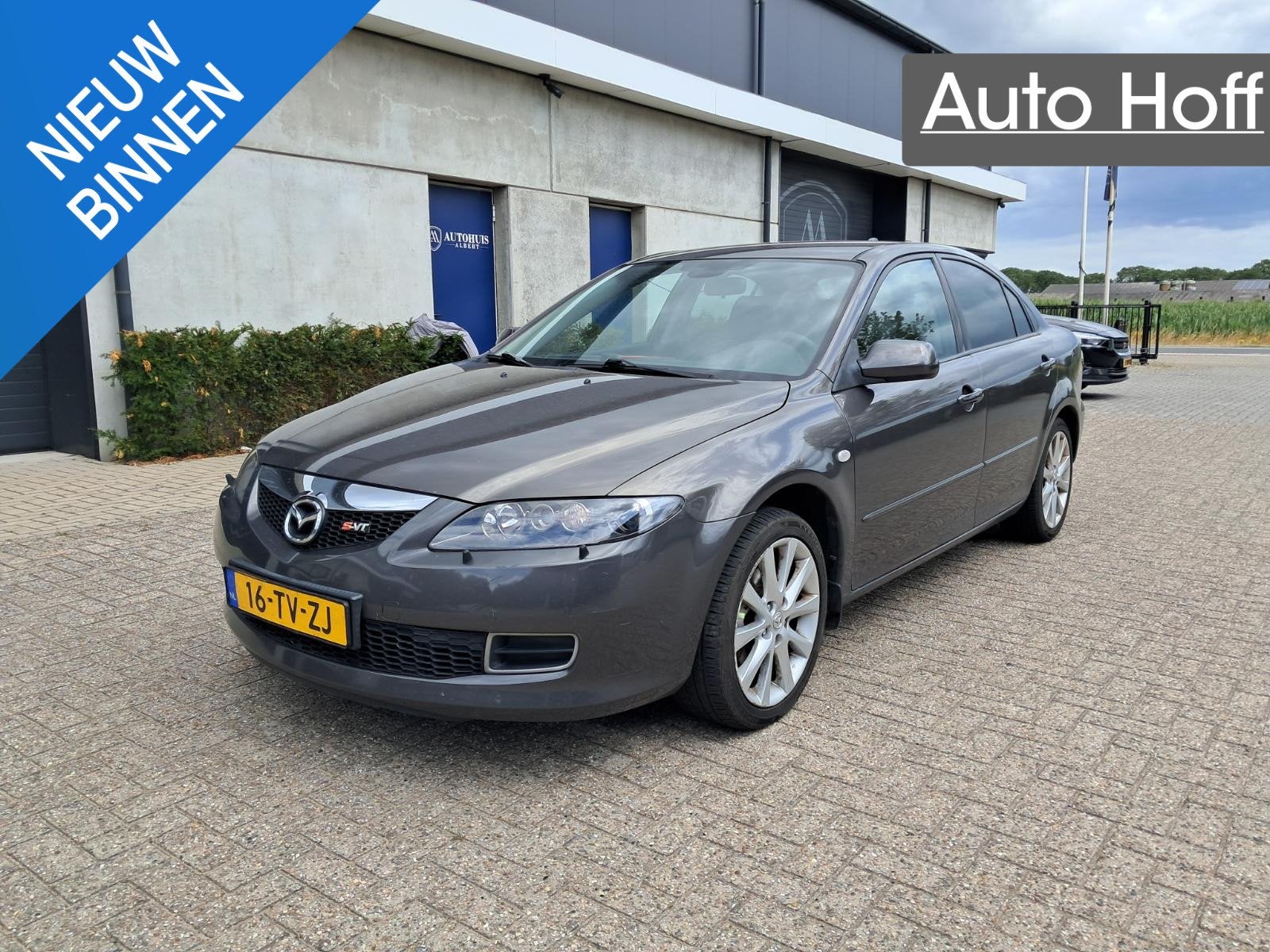 Mazda 6 Sport 2.3i GT-M | Leer | Navi | Xenon | Camera | Aut, Auto's, Voorwielaandrijving, Gebruikt, 2261 cc, Bedrijf