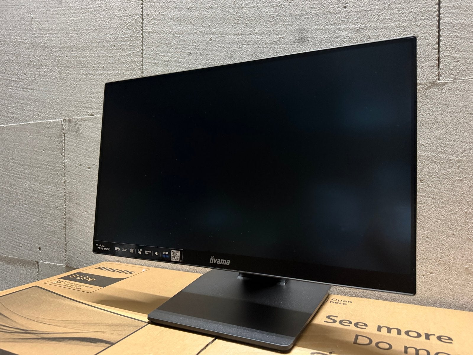 iiyama ProLite T2254MSC IPS Touchscreen Monitor | Retourdeal, HDMI, IPS, Touchscreen, Full HD