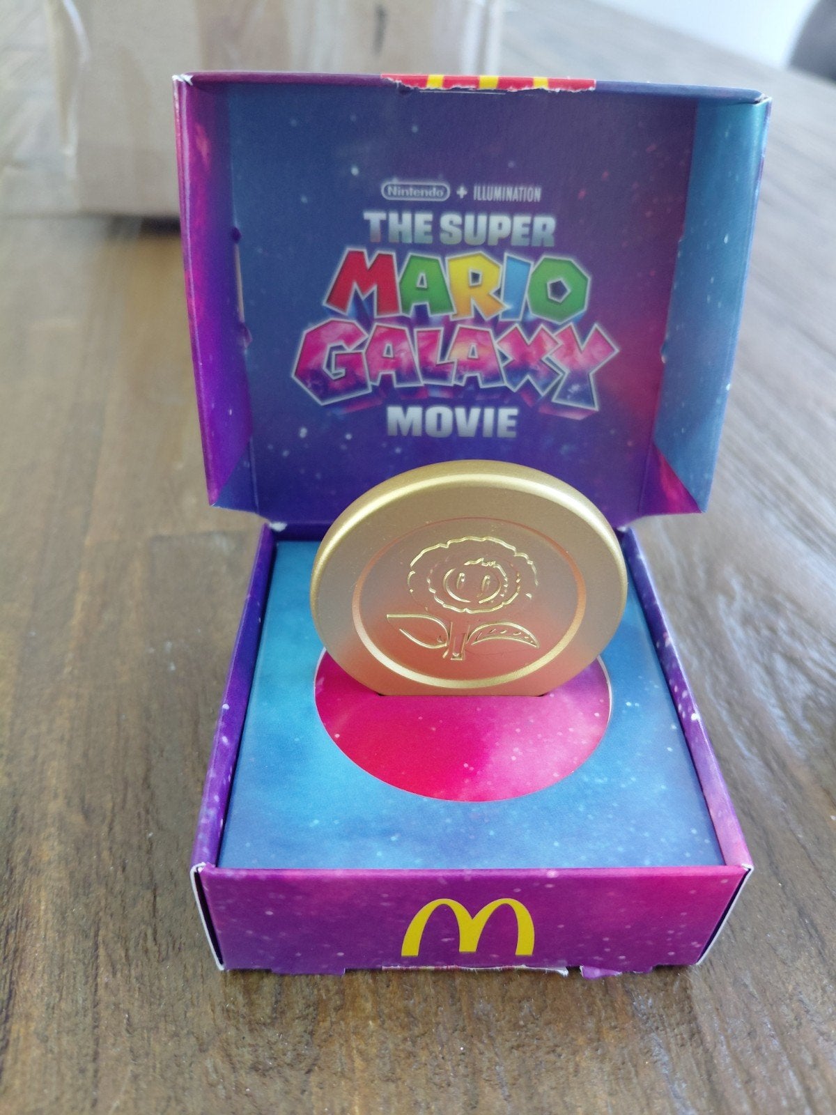 McDonald's Super Mario Galaxy Movie munt, Ophalen, Nieuw, Jongen of Meisje