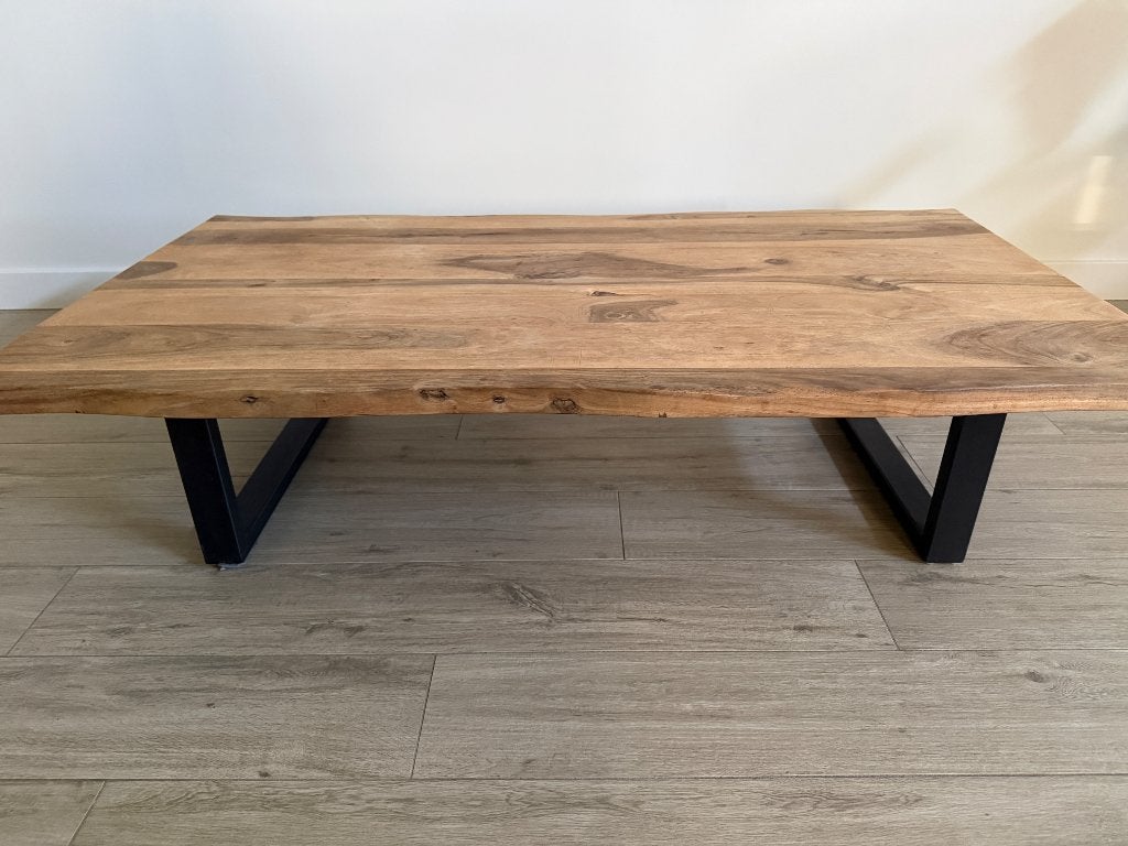 Xooon salontafel, Ophalen, 100 tot 150 cm, Eikenhout, 50 tot 100 cm