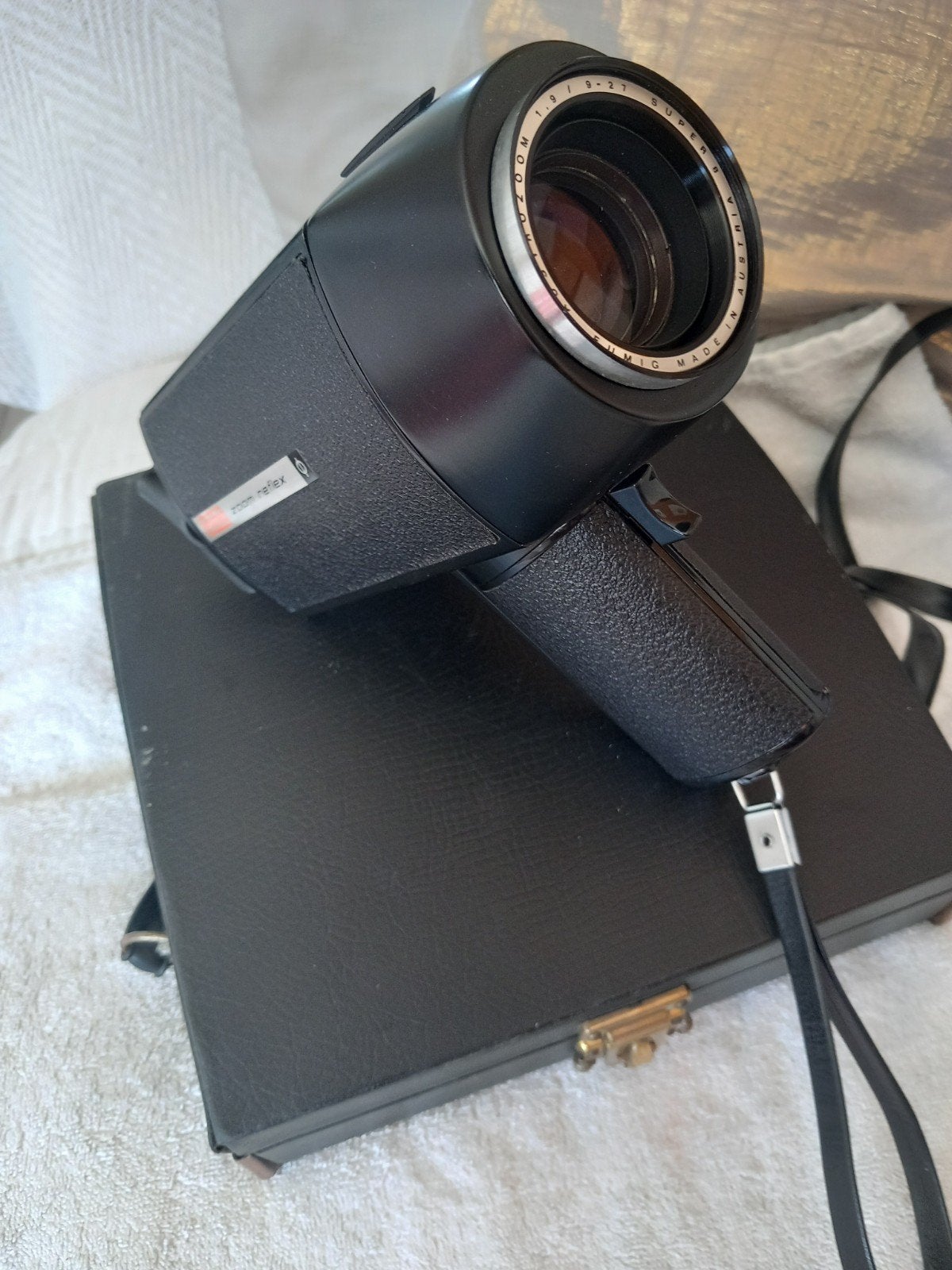 Vintage Eumig Zoom Reflex 8mm Camera met Koffer, Ophalen of Verzenden, 8mm, Camera