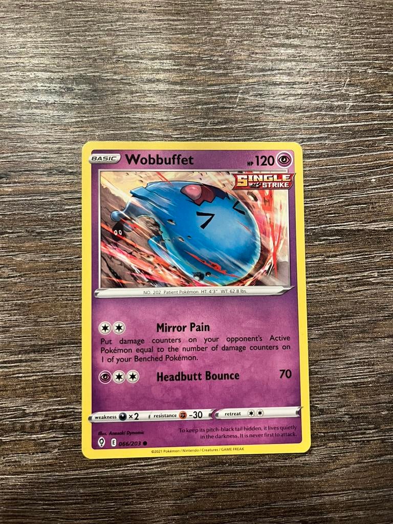 Wobbuffet EVS 066/203, Ophalen of Verzenden, Zo goed als nieuw