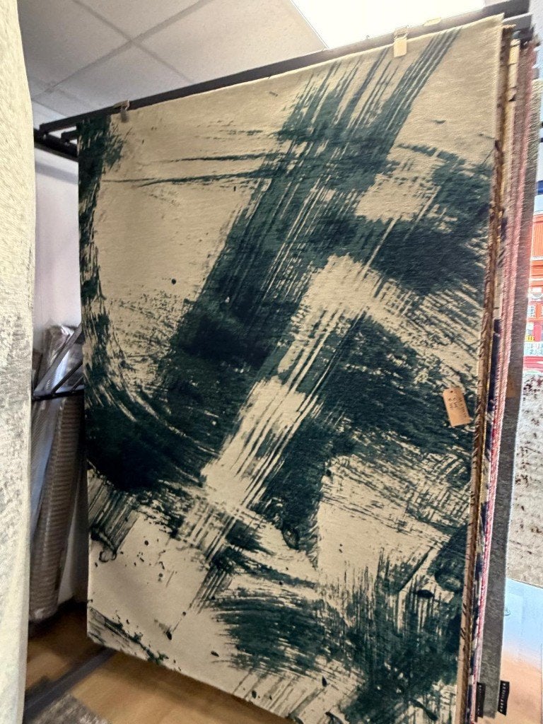 Vloerkleed 155x230cm, Ophalen, Blauw, 150 tot 200 cm, Rechthoekig