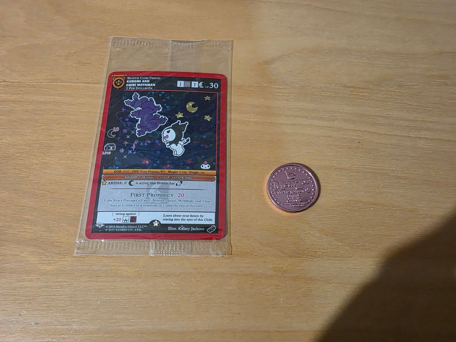 metazoo kuromi's cryptid carnival promo kaart, Ophalen of Verzenden