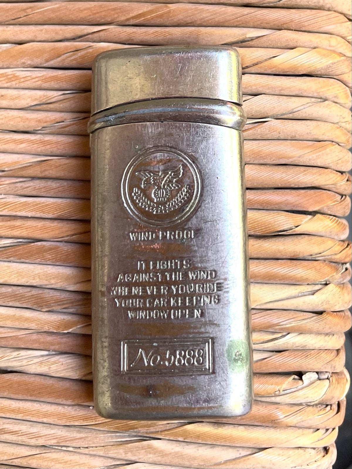 Vintage Windproof Aansteker No. 5888, Ophalen of Verzenden, Gebruikt, Aansteker