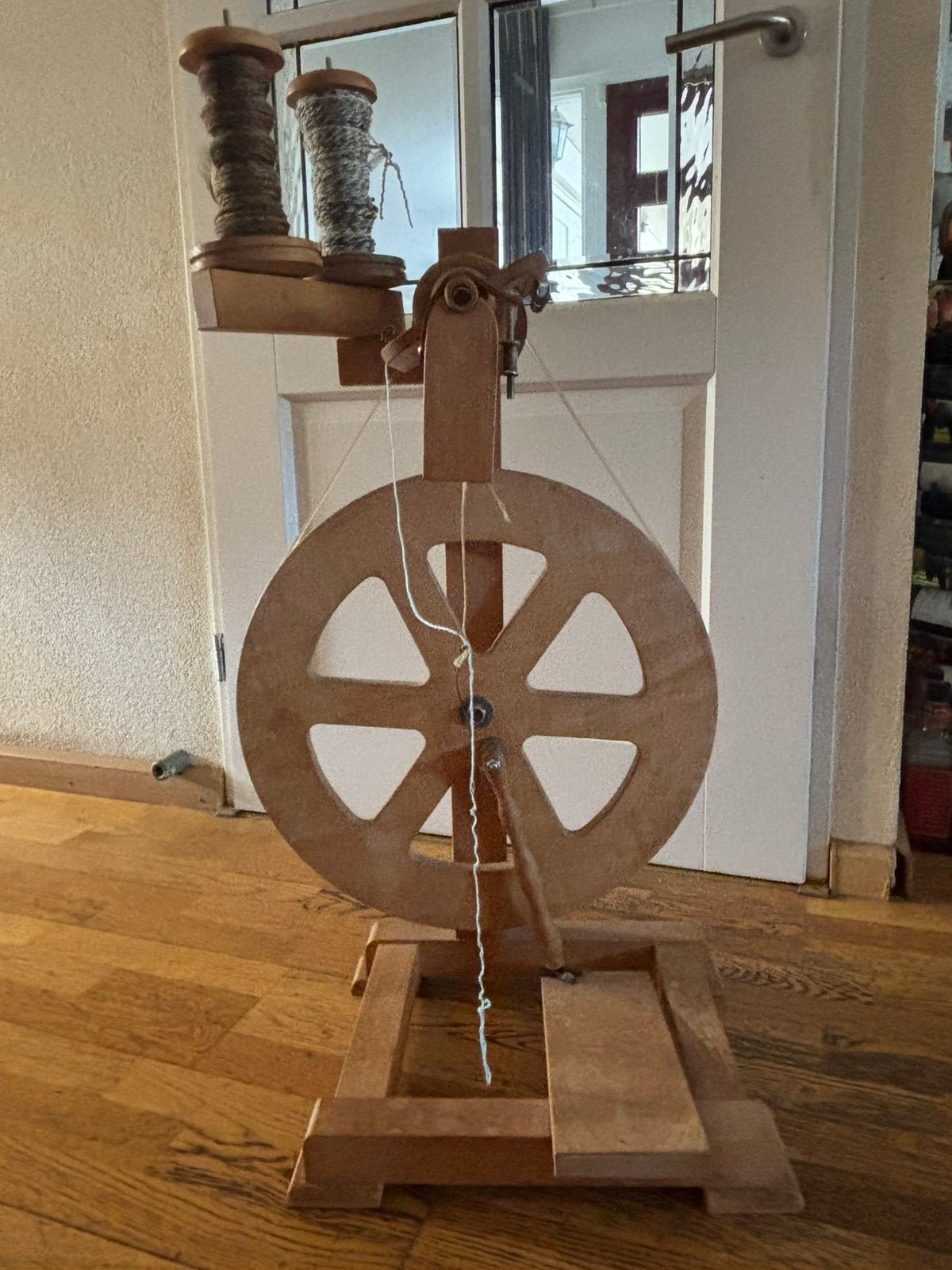 Spinnenwiel - functioneel, Ophalen, Gebruikt, Spinnewiel