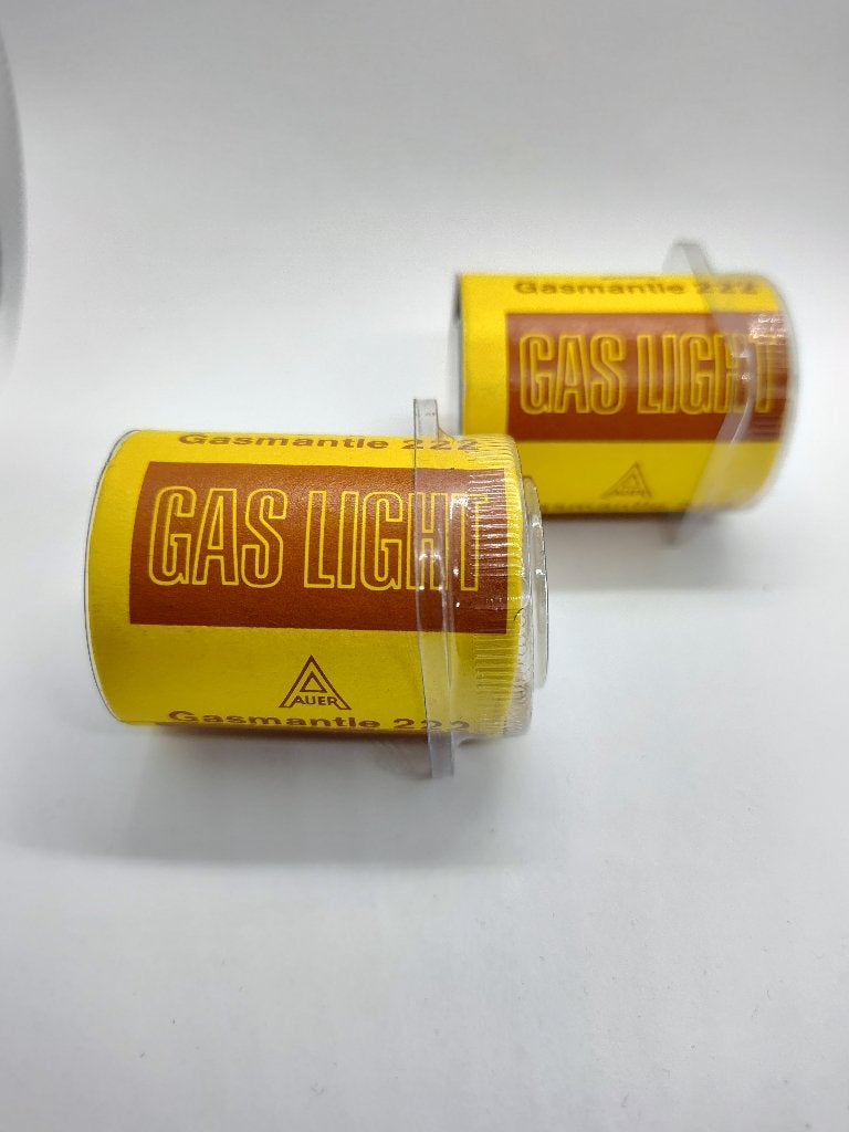 Vintage Auer Gasmantle 222 Gasgloeikous Ongebruikt Set Van 2, Ophalen of Verzenden, Nieuw