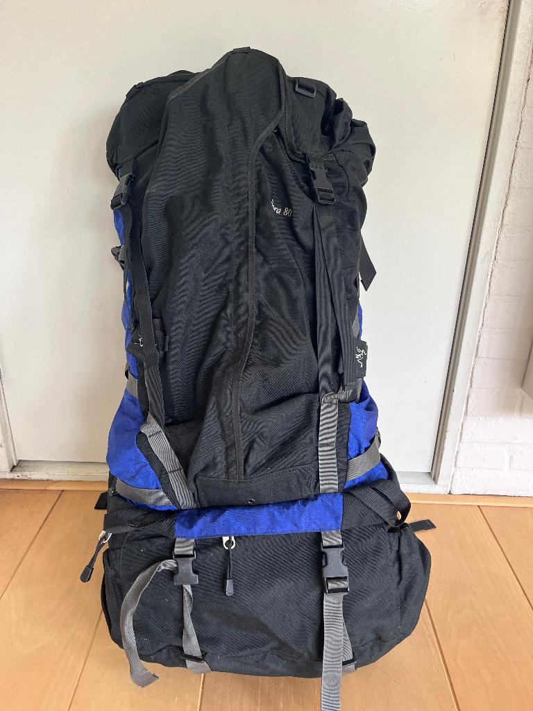 Rugzak 80 liter, Overige merken, 40 cm of meer, Gebruikt, Ophalen of Verzenden