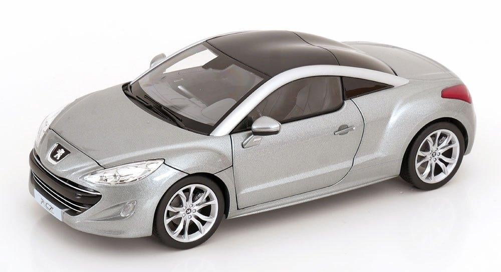 Peugeot RCZ 2010 Grijs Metallic 1-18 Norev, Tschuiten@hotmail.com, Auto, Frankrijk, Norev