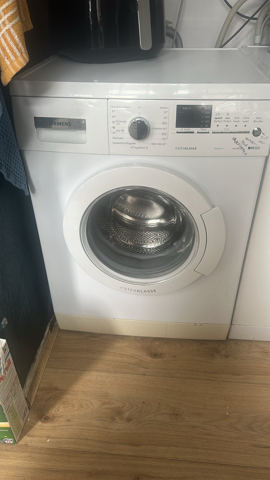 Siemens ExtraKlasse Wasmachine - Voorlader, Ophalen, Gebruikt, Voorlader, Kort programma