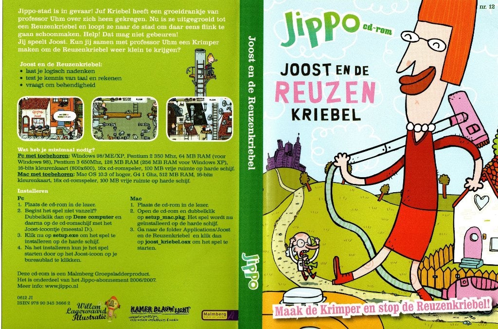 Joost en de reuzen kriebel, Spelcomputers en Games, 1 speler, Ophalen of Verzenden, Zo goed als nieuw, Vanaf 3 jaar