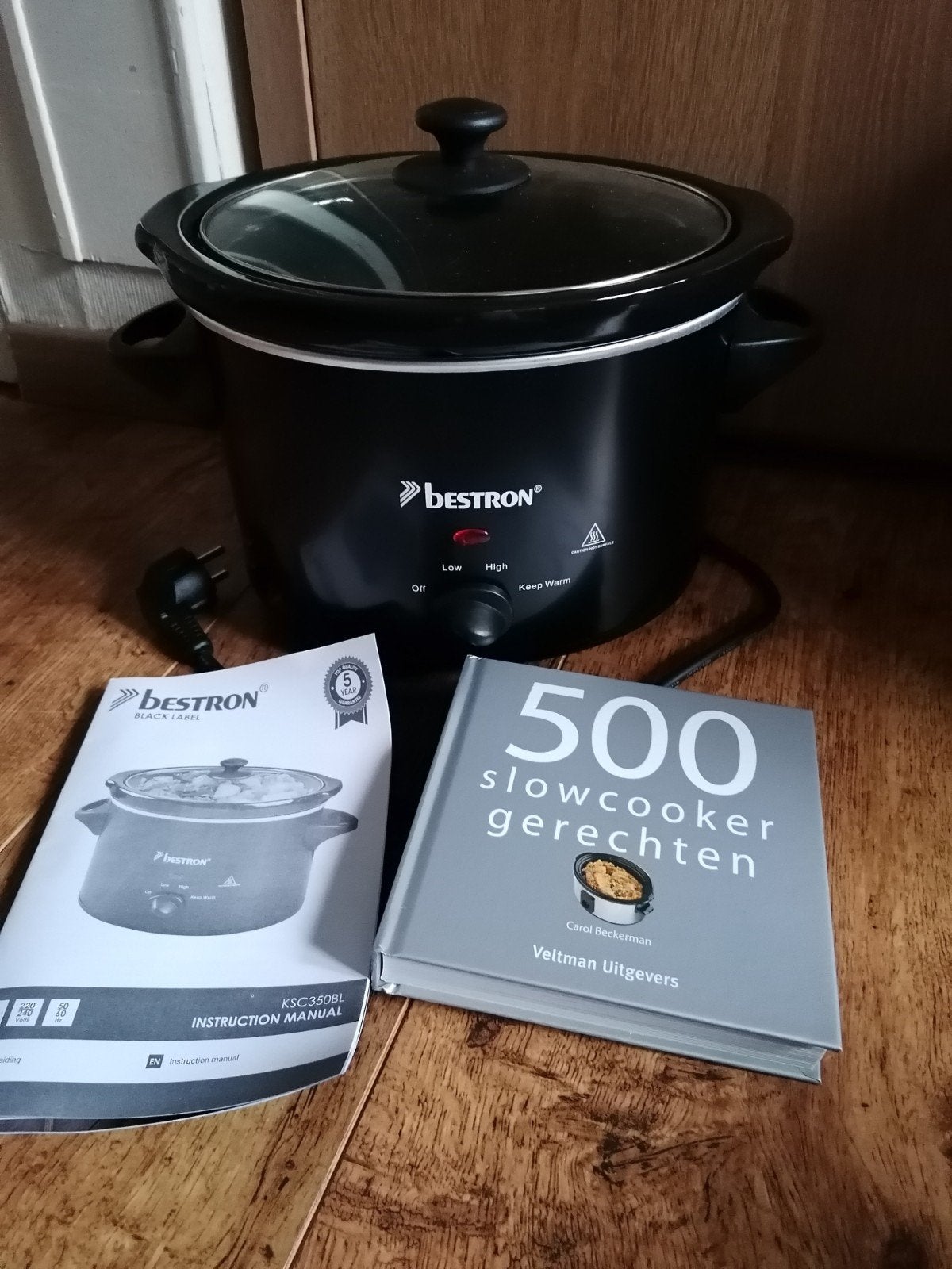 Bestron Slowcooker KSC350BL met kookboek, Ophalen, Nieuw