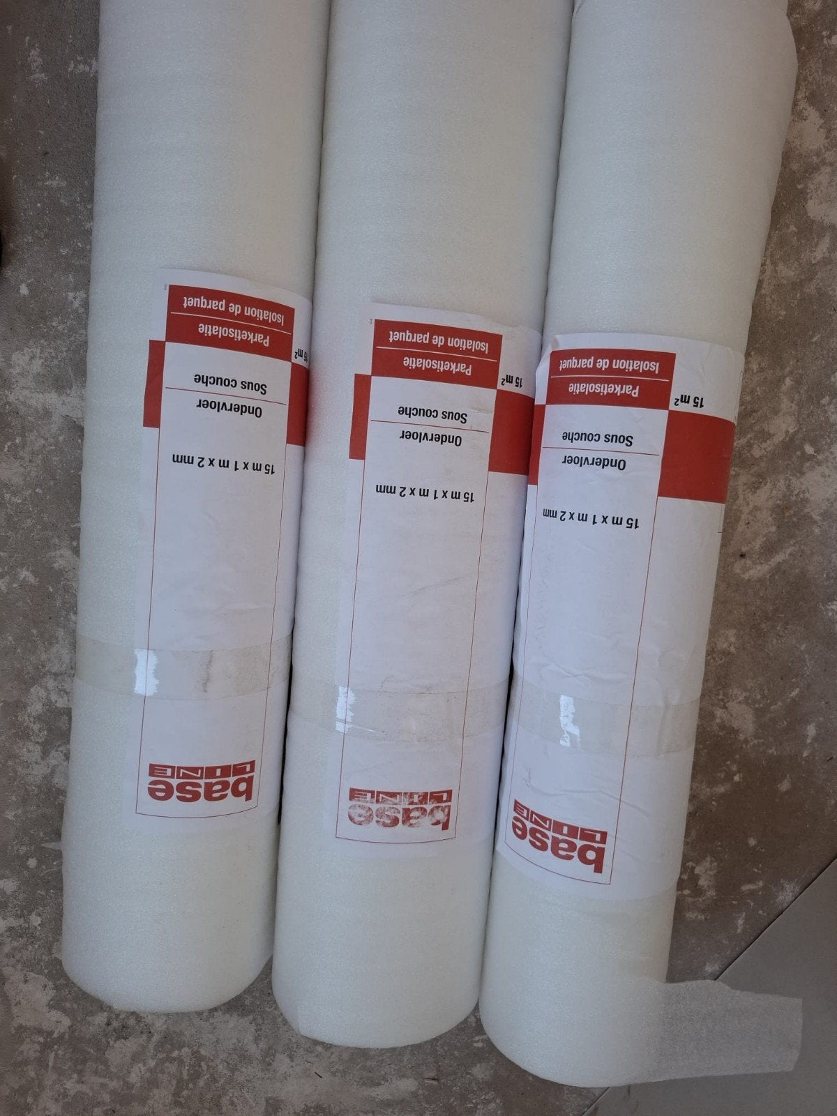 Ondervloer laminaat nieuw 45 m2 (baseline), Overige materialen, 30 cm of meer, 50 tot 150 cm, Nieuw