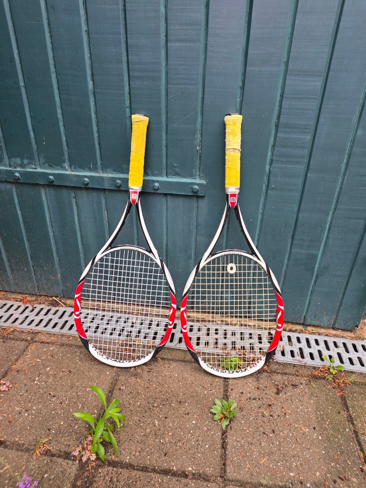 Wilson K-Factor tennisracket, Ophalen of Verzenden, Gebruikt, Racket, Wilson