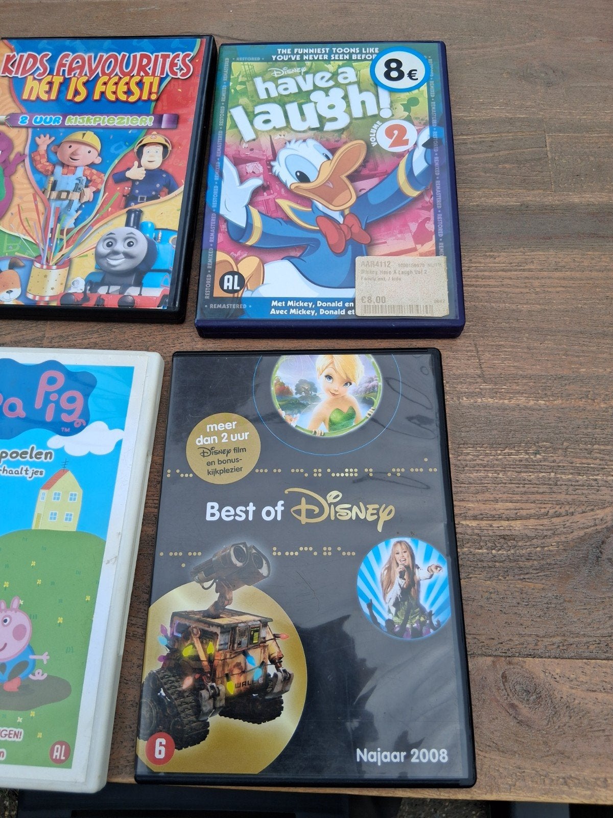 kinder dvds 8 stuks, Alle leeftijden, Ophalen, Zo goed als nieuw