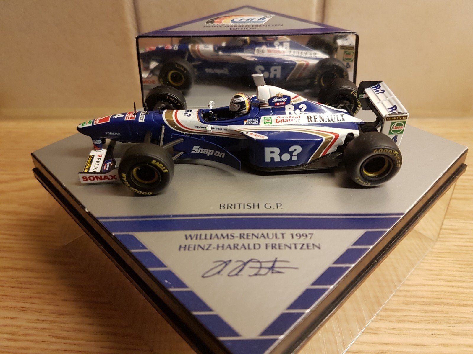 F1 Williams Renault fw19 Heinz h frentzen Gp Engeland 1997, Ophalen of Verzenden, Zo goed als nieuw, Auto, Overige merken