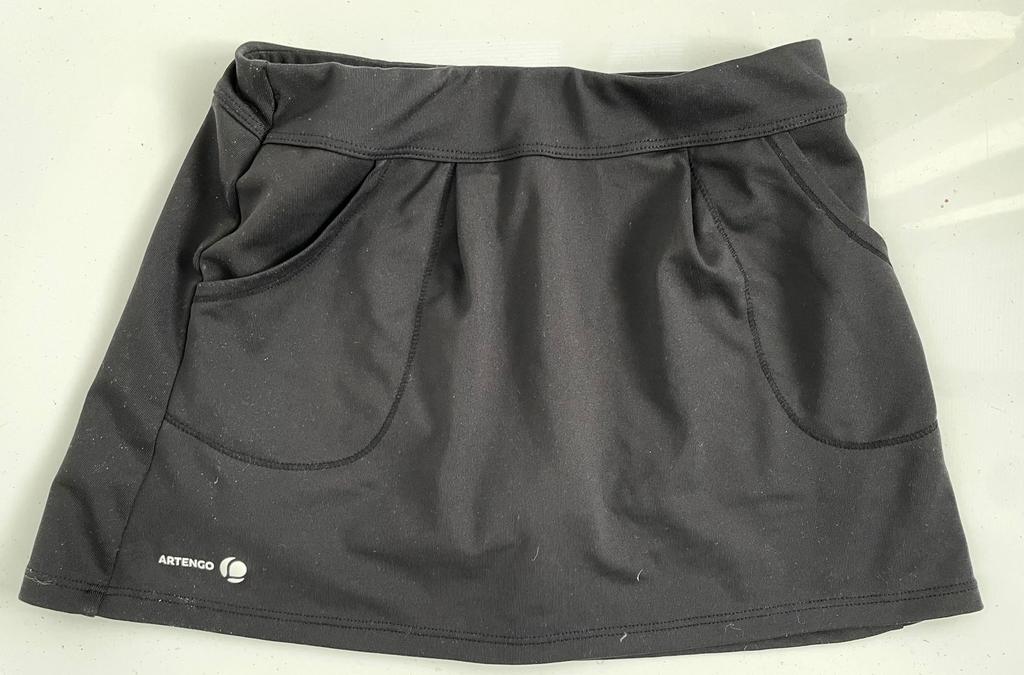 Zwart sportrokje maat 128, Verzenden, Zo goed als nieuw, Meisje, Jurk of Rok
