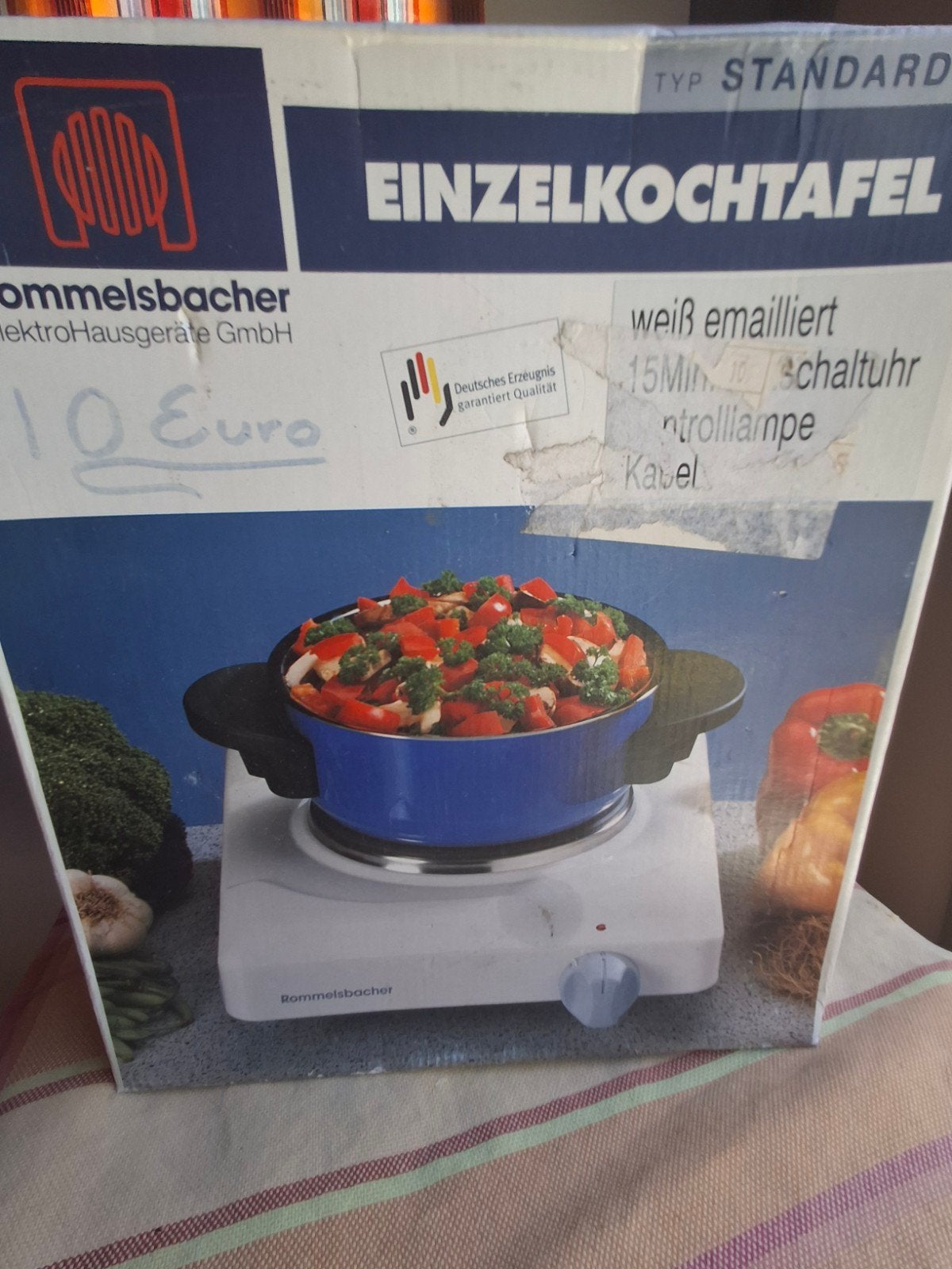 Römmelsbacher THS 815 Enkele Kookplaat - Nieuw in Doos, Witgoed en Apparatuur, Kookplaten, Ophalen, Nieuw, 3 kookzones of minder
