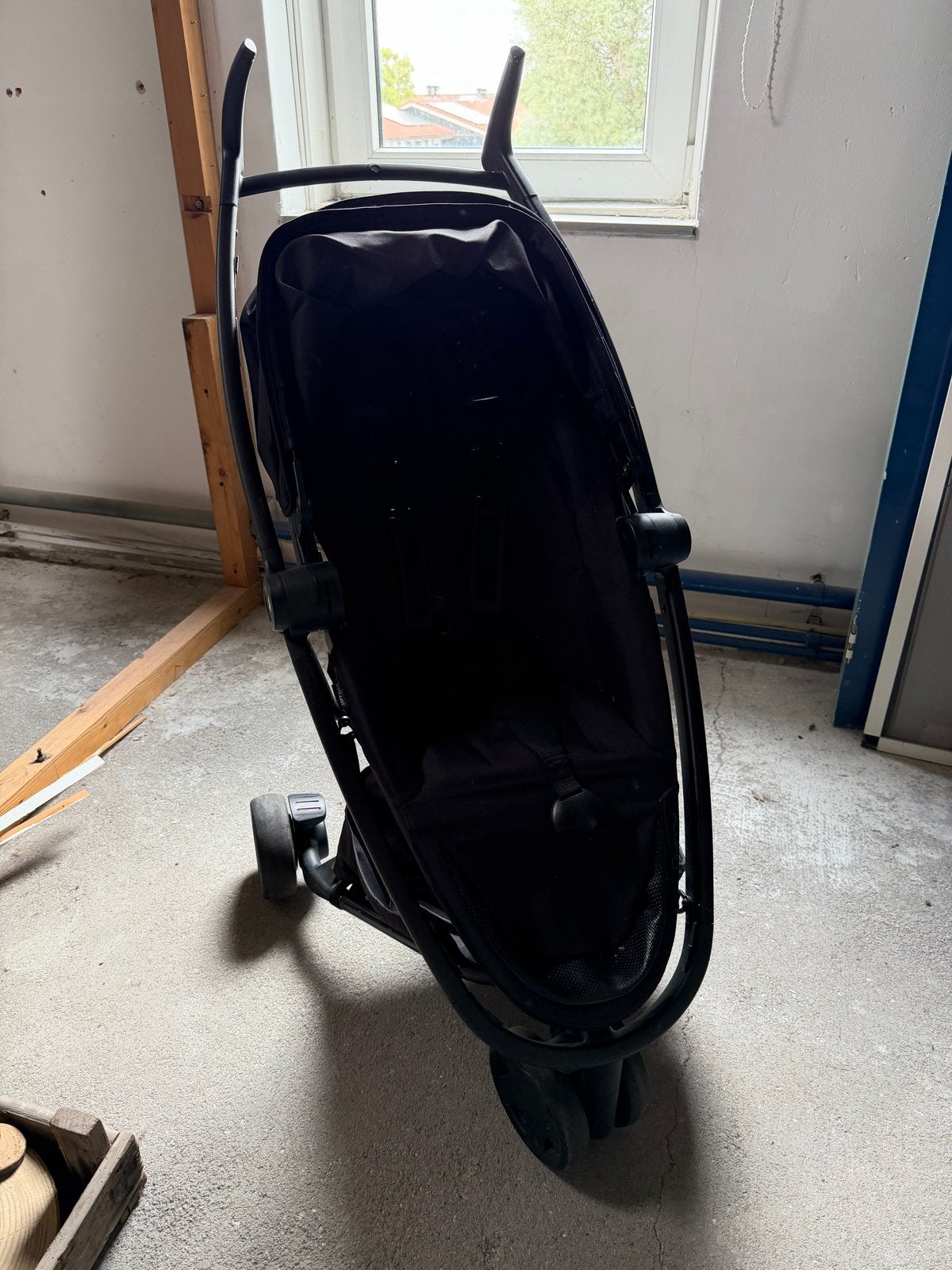 Quinny Zapp Flex Zwart - Compacte Buggy met Gebruikerssporen, Ophalen, Gebruikt, Kinderwagen, Quinny