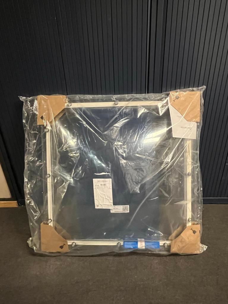 Lichtkoepel dubbelwandig Domelite dagmaat 90x90 cm, Ophalen, 80 tot 120 cm, Nieuw, Dubbelglas