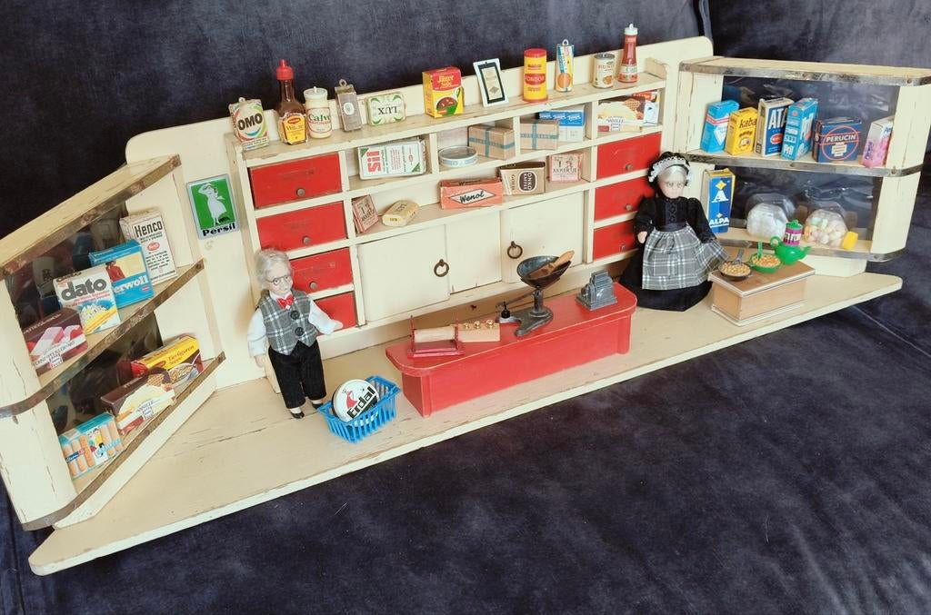 Miniatuur winkeltje oud., Ophalen, Poppenhuis
