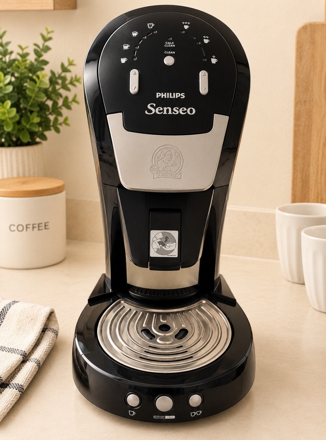koffiezetapparaat Philips Senseo Latte Select, Ophalen, Koffiepads en cups, Gebruikt, Koffiemachine