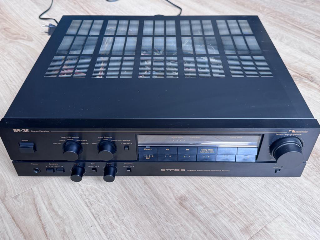 Nakamichi SR-3E Stasis Stereo Receiver – High-End Vintage, Audio, Tv en Foto, Versterkers en Receivers, Zo goed als nieuw, Ophalen