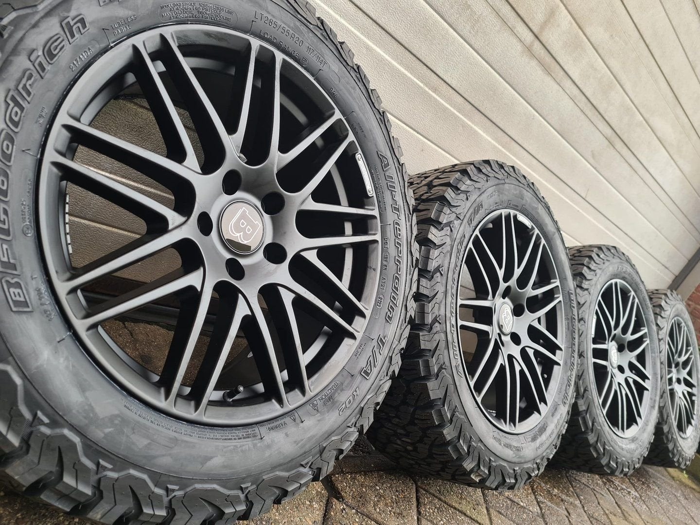 20" Brabus Mercedes G klasse G500 G63 G55 W461 W463 velgen, -, 275 mm, -, Banden en Velgen