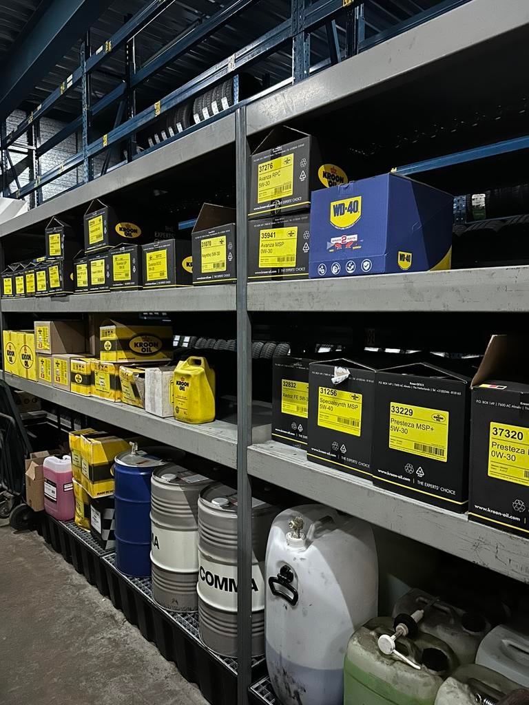 65 meter magazijnstelling, Doe-het-zelf en Verbouw, Steigers, Ophalen, Gebruikt, Overige typen, 2 tot 5 meter