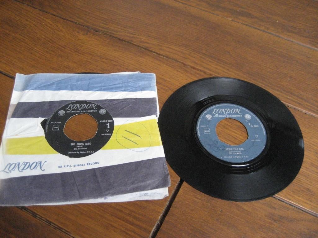 Del shannon singles 2x, Cd's en Dvd's, Vinyl Singles, Gebruikt, 7 inch, Single, Ophalen of Verzenden